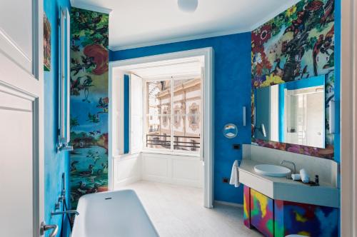 Koupelna v ubytování Galleria Vik Milano