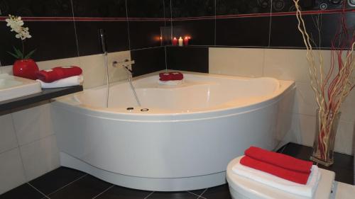 Koupelna v ubytování Zámecký Hotel Zlatý Orel
