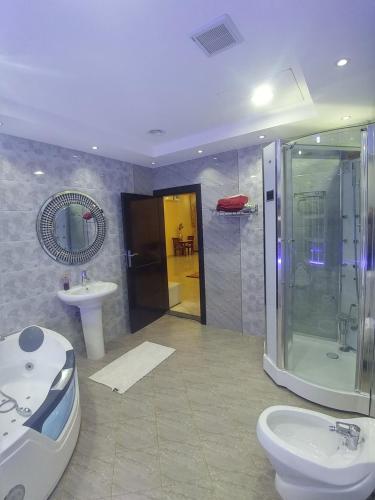 Un baño de Al Maha Farm