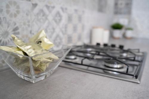 Η κουζίνα ή μικρή κουζίνα στο Anna & Alfredo bed and breakfast