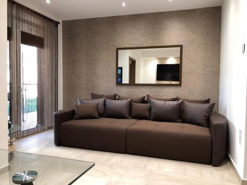Posezení v ubytování Nice Wellness Apartman