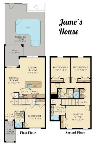 B - New 4 Bedroom Home - 5 Miles to Disney - Free Water Park - Private Pool photo 7