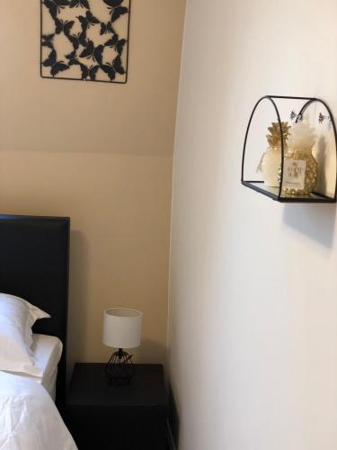 Una cama o camas en una habitación de Inga