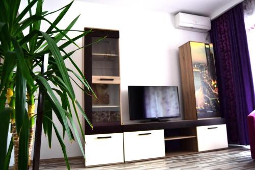 TV tai viihdekeskus majoituspaikassa Black Sea Apartament