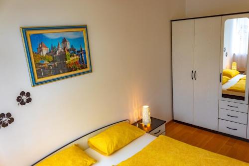 Postel nebo postele na pokoji v ubytování Apartment Botic