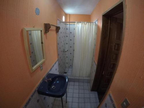 Et badeværelse på Hotel Encuentro del Viajero