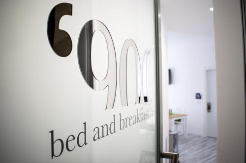 a door with a sign that reads bed and breakfast at B&b '900 in Foggia