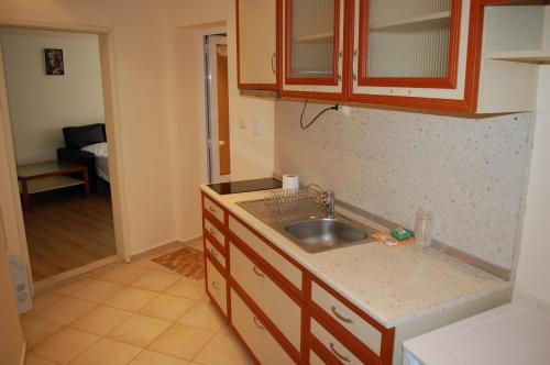 Hotel Vitosha tesisinde mutfak veya mini mutfak