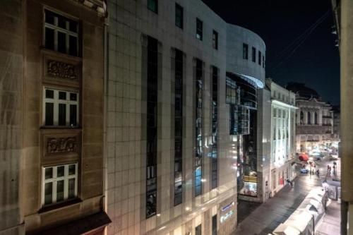 Udsigt til Beograd eller udsigt til byen taget fra lejligheden