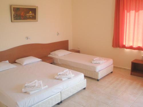 Katil atau katil-katil dalam bilik di Hotel Morski Dar