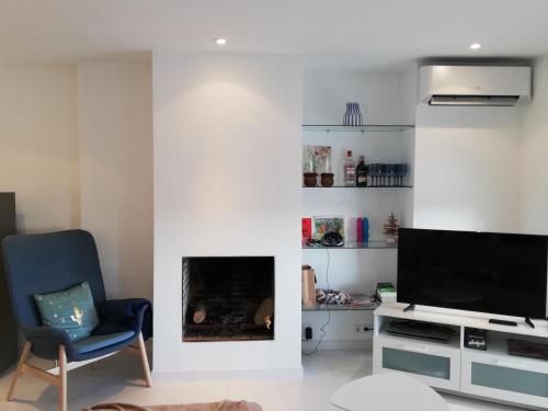 TV a/nebo společenská místnost v ubytování Ocean Vista Isabel en La Azohía