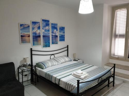 Postel nebo postele na pokoji v ubytování B&B "il Vicoletto"
