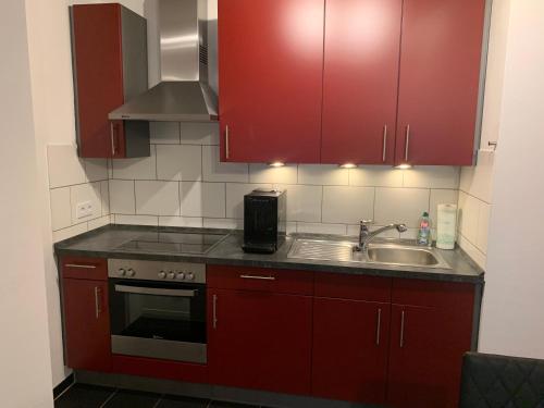 Η κουζίνα ή μικρή κουζίνα στο Orchideenweg 2b, Henstedt-Ulzburg
