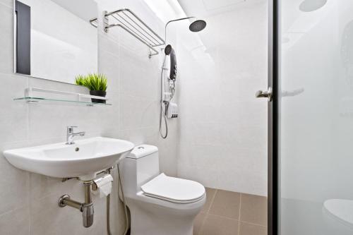 Koupelna v ubytování Rica Hotel Usj