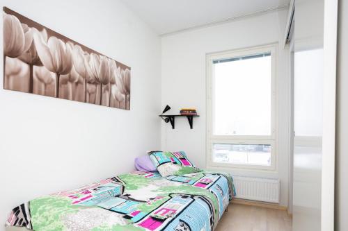 Ένα ή περισσότερα κρεβάτια σε δωμάτιο στο Tuures Apartment host by B&B Tuure