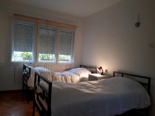 Postel nebo postele na pokoji v ubytování Edelweiss Hostel