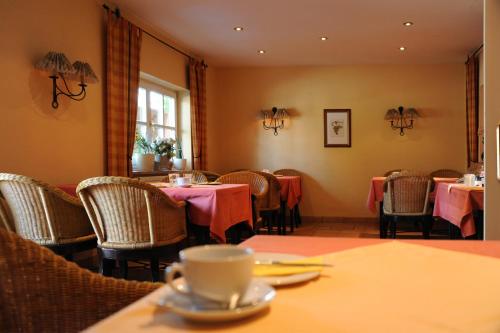 En restaurant eller et andet spisested på pension Helga