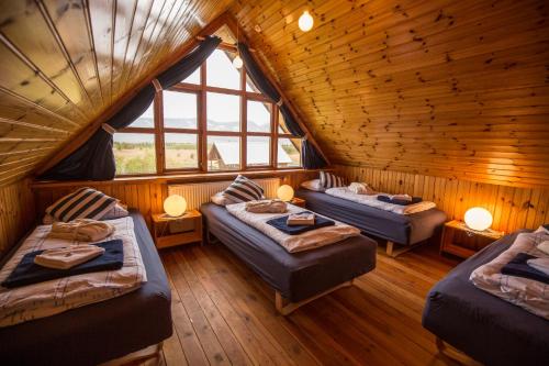 Posezení v ubytování Hestasport Cottages