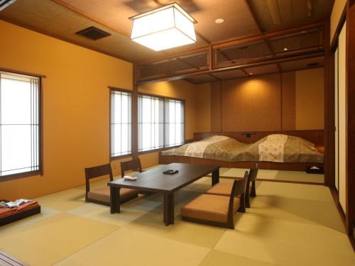 Χώρος καθιστικού στο Kanazawa Yuwaku Onsen Kokarian