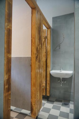Phòng tắm tại Bahnhof Grenzau