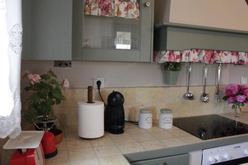 Cucina o angolo cottura di *Villa Pap-Live the Greek hospitality in a village*