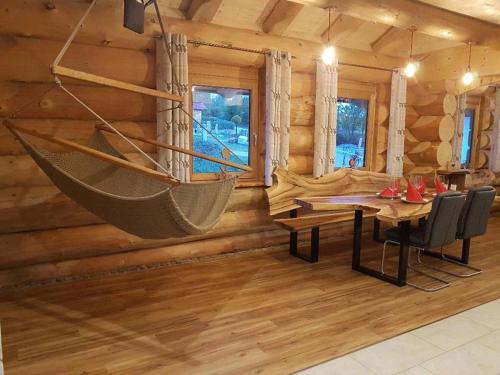 Ruang duduk di Willis Hütte
