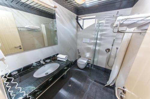 Koupelna v ubytování Hotel Brilant Saranda