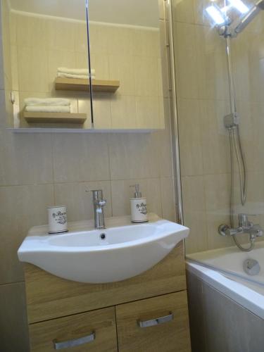 Ванная комната в Duna View Apartment