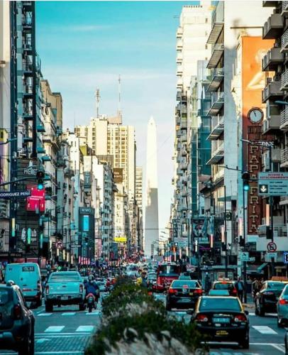 Vista general de Buenos Aires o vistes de la ciutat des de l'alberg