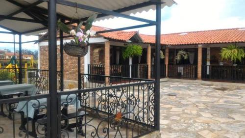 Rõdu või terrass majutusasutuses Posadas San Antonio Campestre