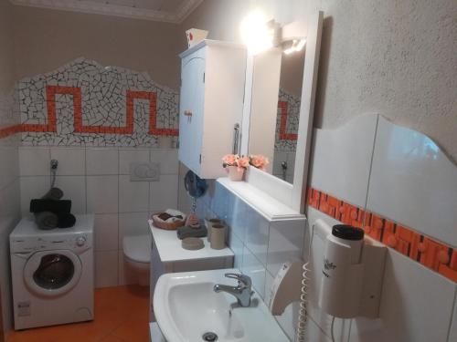 Ένα μπάνιο στο Apartment Fernerkogel