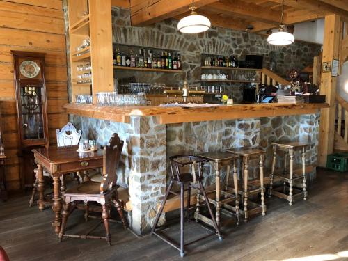 Lounge nebo bar v ubytování Chata Rovina
