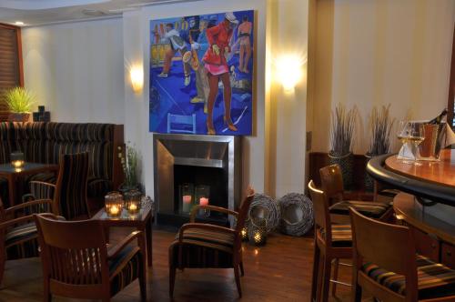 Χώρος καθιστικού στο Hotel Eggers Hamburg