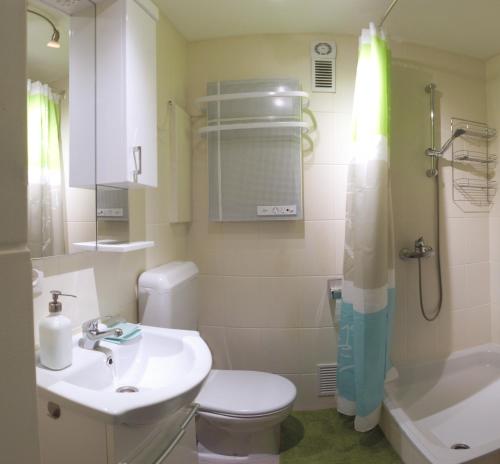 Koupelna v ubytování Orchidea apartman