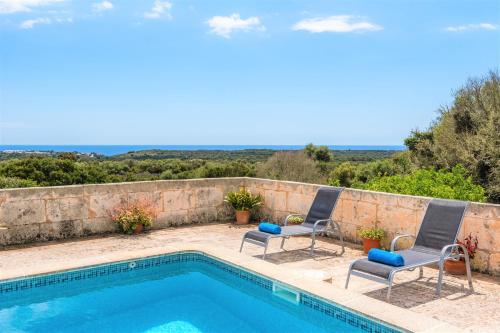 Πισίνα στο ή κοντά στο Finca Binicalaf Vell
