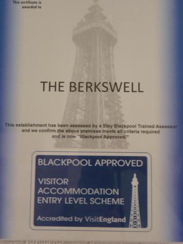 a bottle of the berkswell blackpool approved authorized entry level scheme at The Berkswell in Blackpool