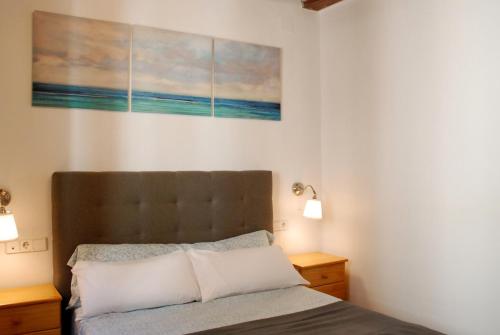 Postel nebo postele na pokoji v ubytování Vlc Apartaments