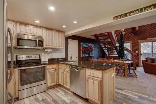 Η κουζίνα ή μικρή κουζίνα στο Cm416 Copper Mtn Inn Condo