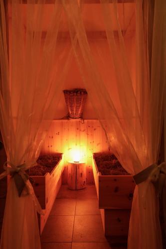 Ruang duduk di Garnì & Wellness Anderle