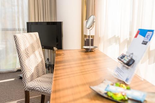 Μια τηλεόραση ή/και κέντρο ψυχαγωγίας στο Hotel Burgas