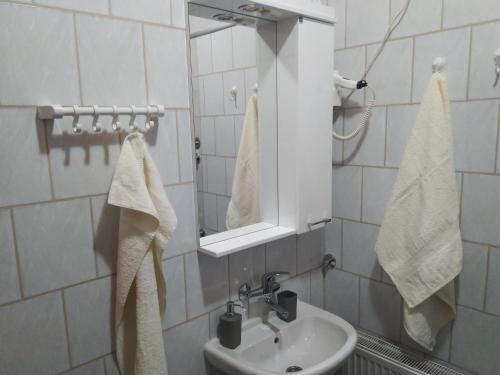 Koupelna v ubytování Apartments Barocco
