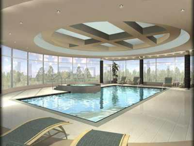 Bazén v ubytování Mississauga Furnished Apartments nebo v jeho okolí