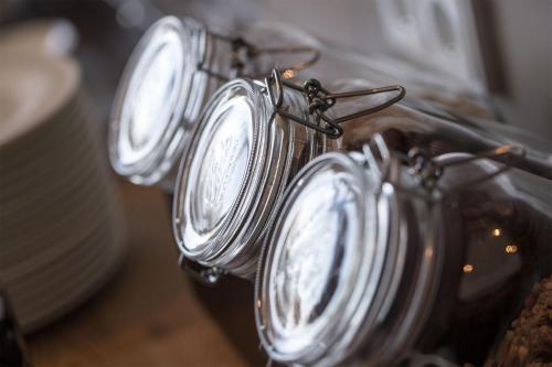 a group of lights on the front of a motorcycle at TT Aparthotel Neuhofen in Neuhofen an der Krems