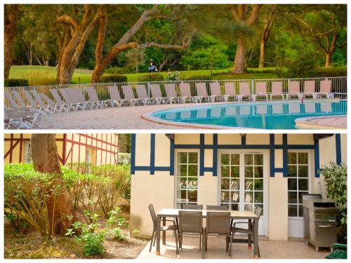 Swimmingpoolen hos eller tæt på Cottage 40 **** Beach Golf Surf à pieds