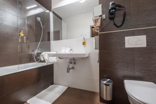 Koupelna v ubytování PREMIUM Business Hotel Bratislava