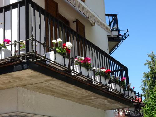 Balkón nebo terasa v ubytování Duplex Frain