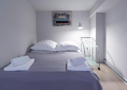 Postel nebo postele na pokoji v ubytování Villa Art Korab
