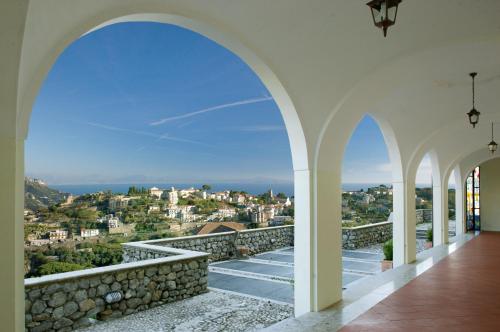 a view from the balcony of a house at Portico Del Paradiso in Scala