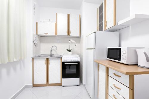 Køkken eller tekøkken på Bellevue apartment