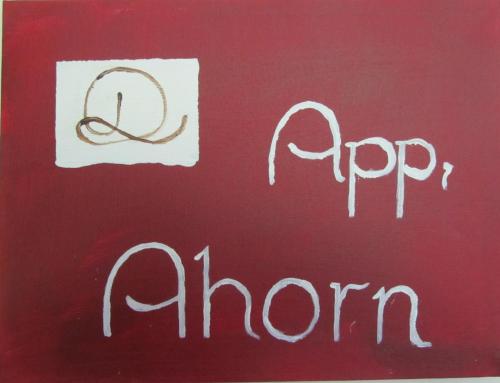 a red sign with the words ripron and an onion at Appartementhaus Sennhüttn in Finkenberg